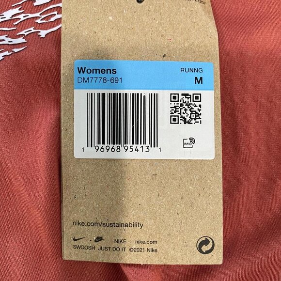 NWT Nike Running Swoosh Women's Short Sleeve T-Shirts Canyon Rust Size S-XL - Picture 6 of 8